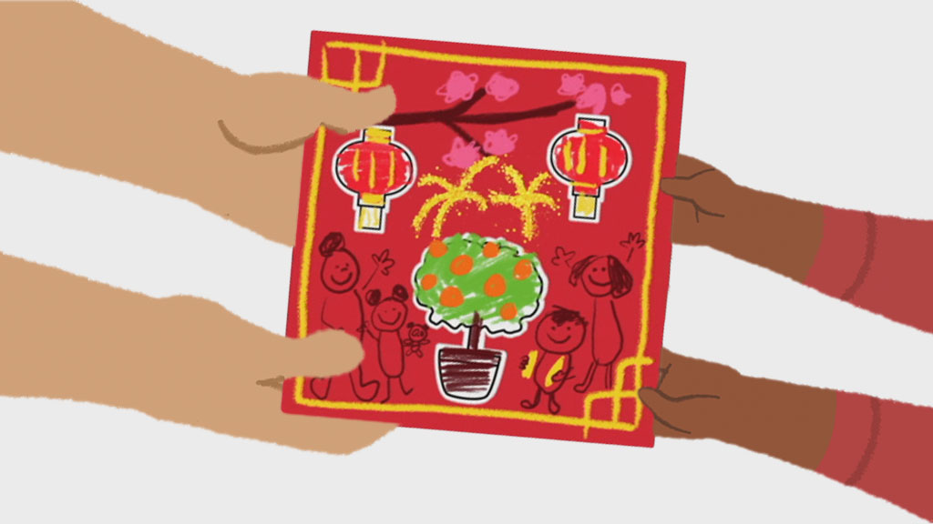 Lunar New Year craft for kids - CBeebies