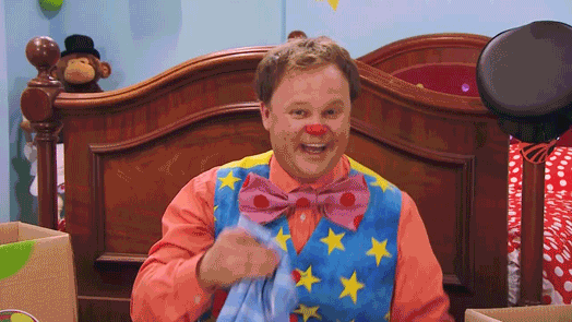 Mr Tumble from Something Special on CBeebies.